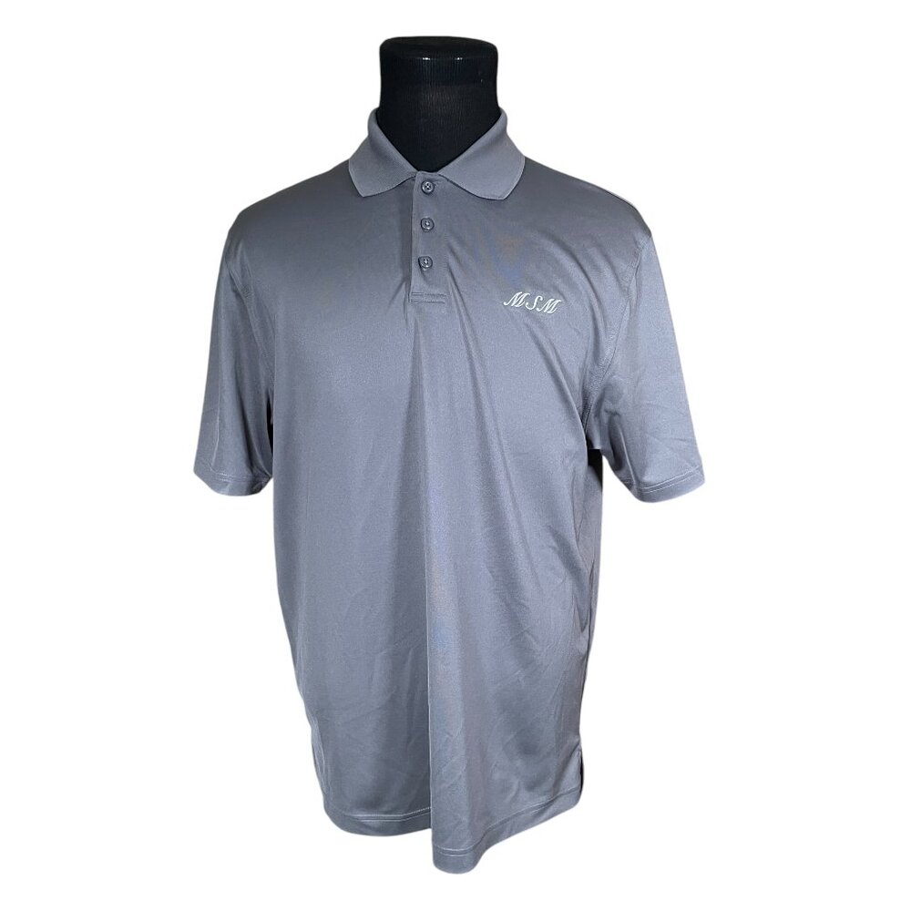 New without tags Under Armour Men's Loose Heatgear Grey Short Sleeve Polo Shirt